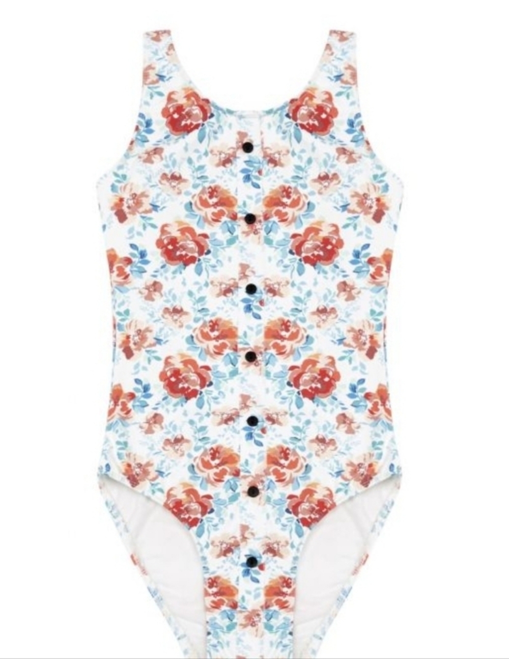 Piupiuchick girls one piece floral swimsuit
